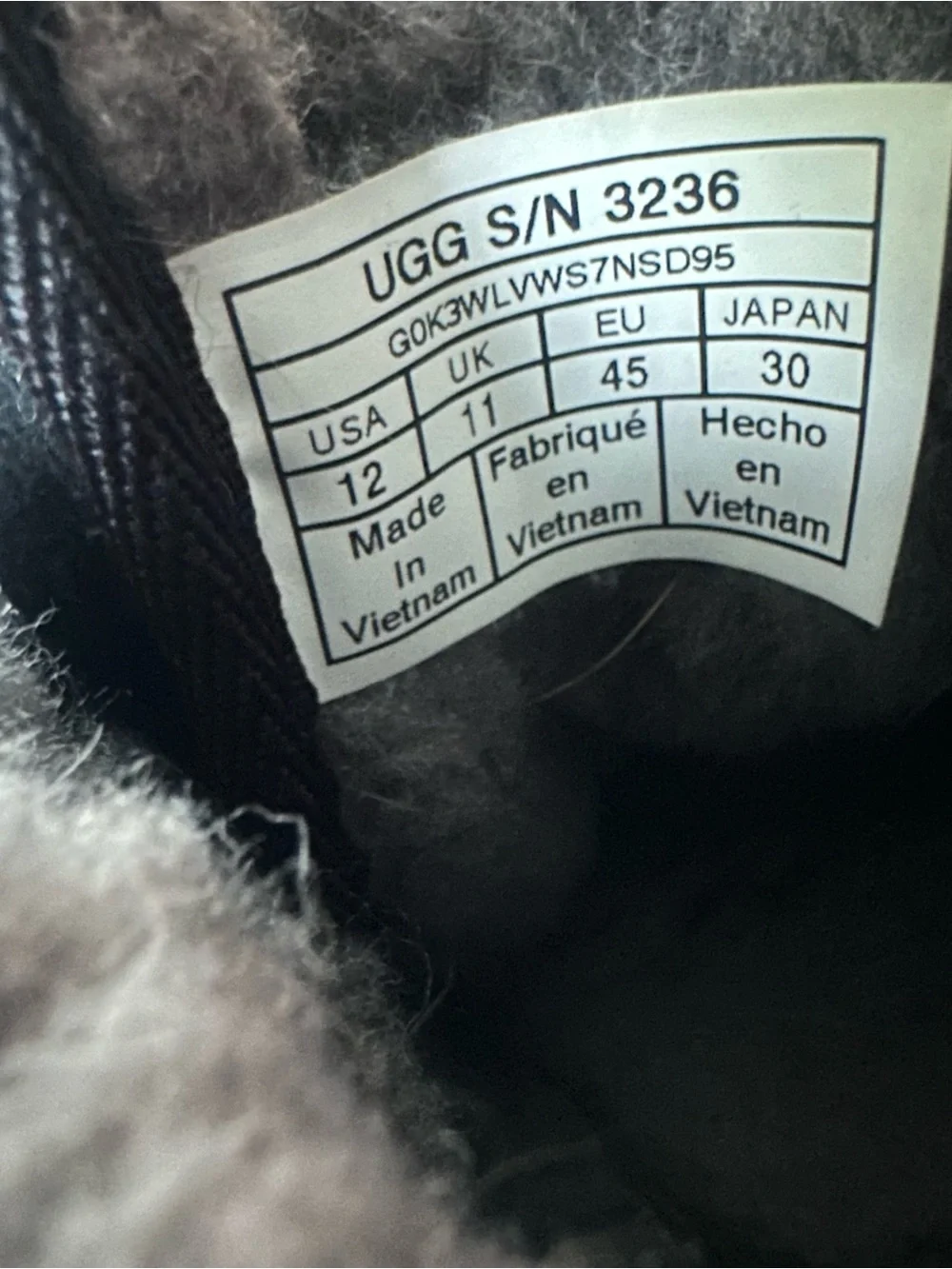 UGG comfortable black
